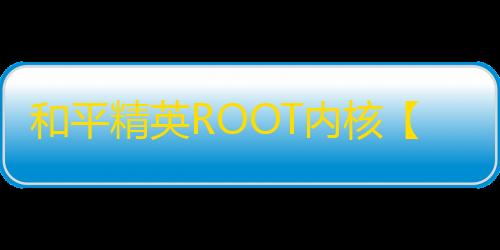 和平精英ROOT内核【小白私端】和平防-外挂